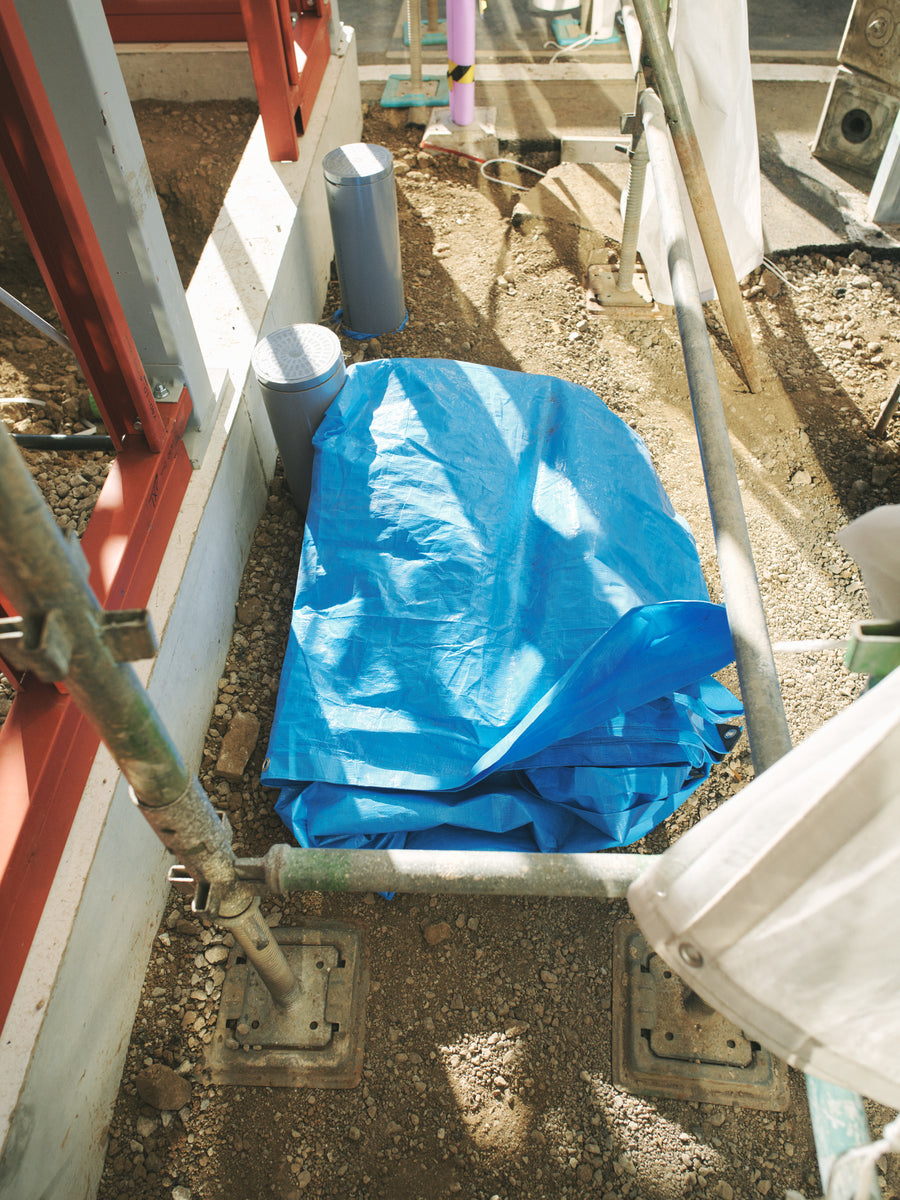 青い布（ブルーシート）