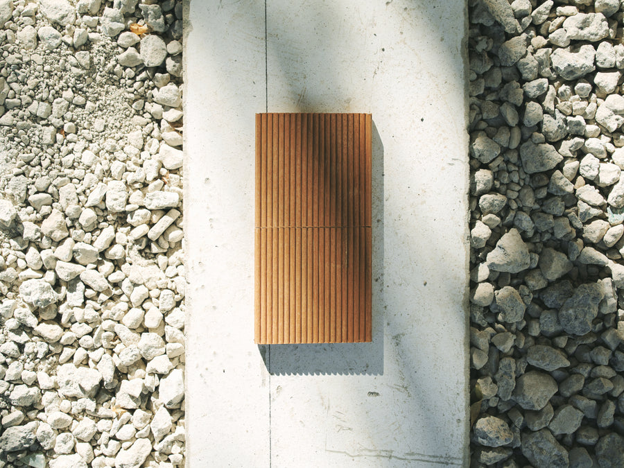 未来の居場所のプロトタイプ（デッキ材サンプル）